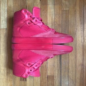 Balenciaga high top  Red Pleated size 42 (10M US)